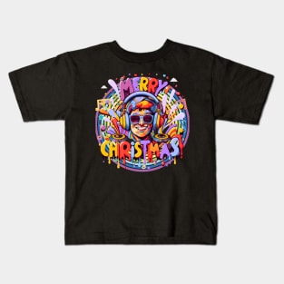 Merry Christmas from 60's Wonderland Kids T-Shirt